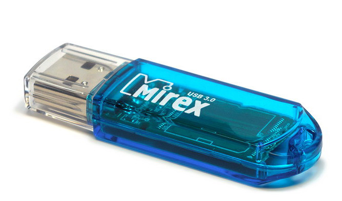 USB флэш-накопитель 32Gb Mirex ELF BLUE USB 3.0 - фото 2 - id-p58272046