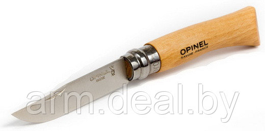 Нож складной Opinel 7VRI (бук/нержавеющая сталь) - фото 1 - id-p58286671