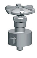 1093-10-0 клапан (вентиль) запорный трехходовой под приварку для манометра