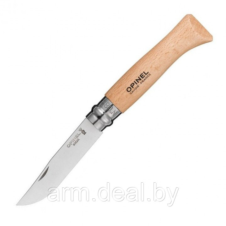 Нож складной Opinel 8VRI (бук/нержавеющая сталь) - фото 1 - id-p58318894