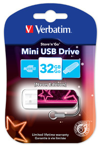 USB флэш-накопитель 32Gb Verbatim Neon Edition - фото 1 - id-p58322738