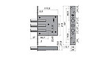 Замок врезной сувальдный Crit assistent M10, фото 2