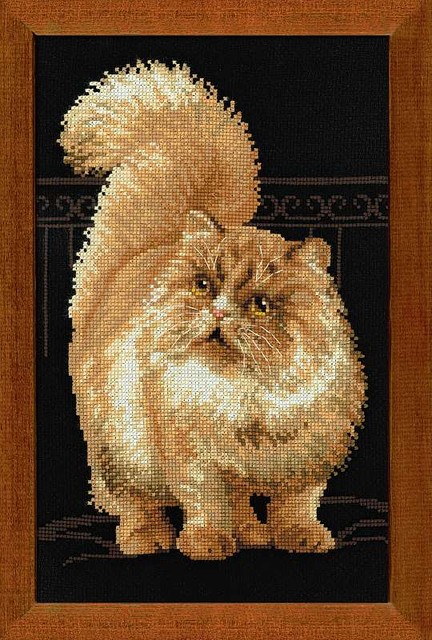 Набор для вышивания крестом «Персидский кот».