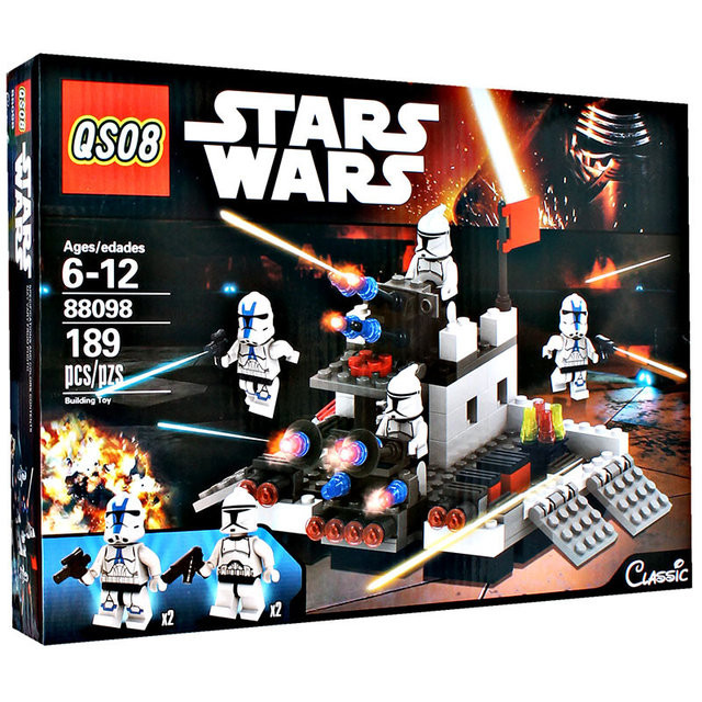 Конструктор QS08 Stars Wars Звездные войны 88098, 189 деталей 
