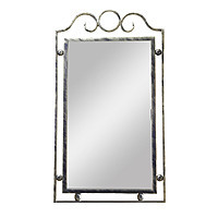Зеркало ВЕ-10 (Г80*60 П60*40). Настенное зеркало металлической оправе - фото 1 - id-p58405189
