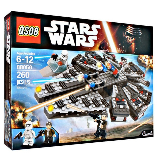 Конструктор QS08 88050 Star Wars "Сокол Тысячелетия" (аналог LEGO Star Wars) 260 деталей - фото 1 - id-p58406952