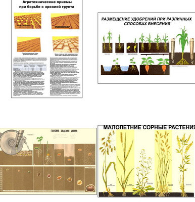 Плакаты ПРОФТЕХ "Агрономия" (5 пл, винил, 70х100)