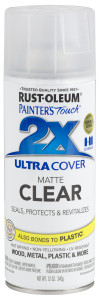 Лак прозрачный защитный Ultra Cover 2x Clear Spray матовый - фото 1 - id-p58432986
