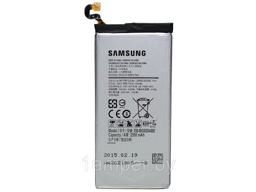 Аккумуляторная батарея Original EB-BG920ABE для Samsung Galaxy S6 G920