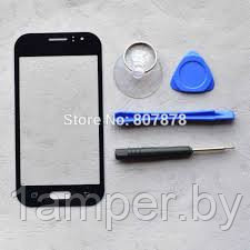 Стекло экрана Samsung Galaxy Ace J110 Белое, черное - фото 1 - id-p58440676