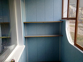 Отделка балкона панелями ПВХ в Гомеле