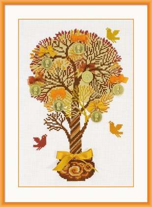 Набор для вышивания крестом «Денежное дерево». - фото 1 - id-p2275198