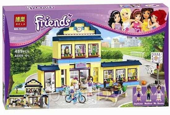 Конструктор Bela Friends "Школа Хартлейк Сити" 489 деталей арт. 10166 (аналог LEGO 41005) - фото 2 - id-p58471029