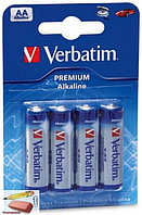 Батарейка Verbatim AA Алкалайн блистер по 4 штуки, цена за 1 штуку