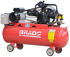 Воздушный компрессор BRADO IBL3100А (до 600 л/мин, 8 атм, 100 л, 230 В, 3.0 кВт)
