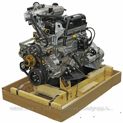 Двигатель УМЗ-4216 Евро-3 для а/м ГАЗ-3302 Газель Бизнес с кронштейном под гур, 4216.1000402-70, фото 2