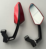 Комплект зеркал заднего вида для квадроцикла "KEMIMOTO" красный, фото 2