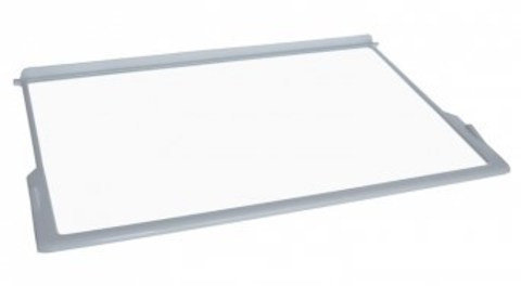 Полка-стекло с пластиковым обрамлением для холодильника Атлант 32,7*52 см средняя, фото 2