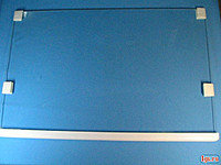 Полка-стекло холодильника Атлант с обрамлением с одной стороны 52*34 см нижняя (код 371320307100), фото 2