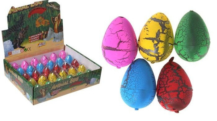 Растущие животные в яйце с цветным напылением напылением "Страна динозавров" - фото 1 - id-p58500676