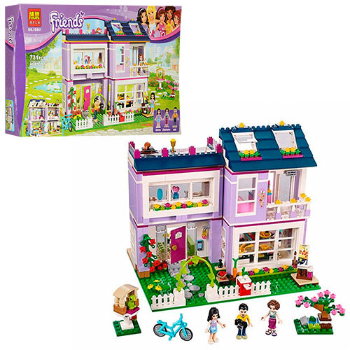 Конструктор 10541 Bela Friends Дом Эммы 731 дет. аналог Лего (LEGO) Friends 41095 - фото 4 - id-p58501500