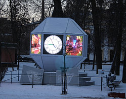 Три светодиодных видеоэкрана для инсталляции "Национальная библиотека Беларуси", 1280х1280 мм, Гомель 3