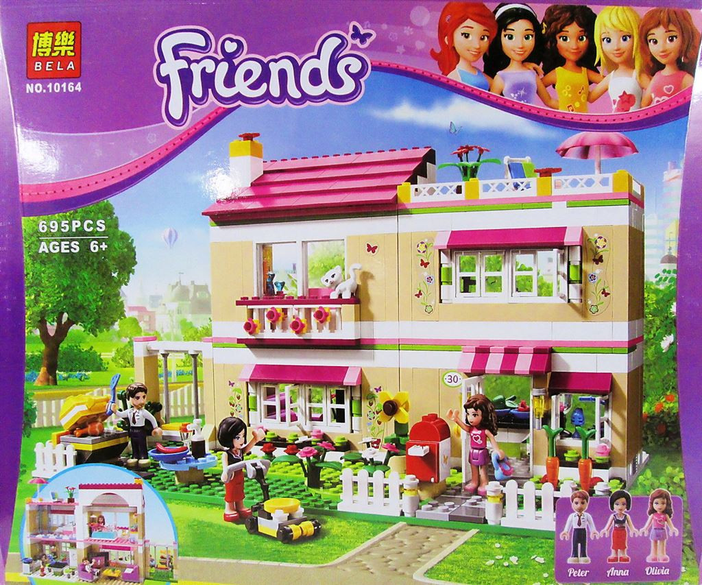 Конструктор 10164 Bela Friends Дом Оливии, 695 дет., аналог Лего (LEGO) Friends 3315