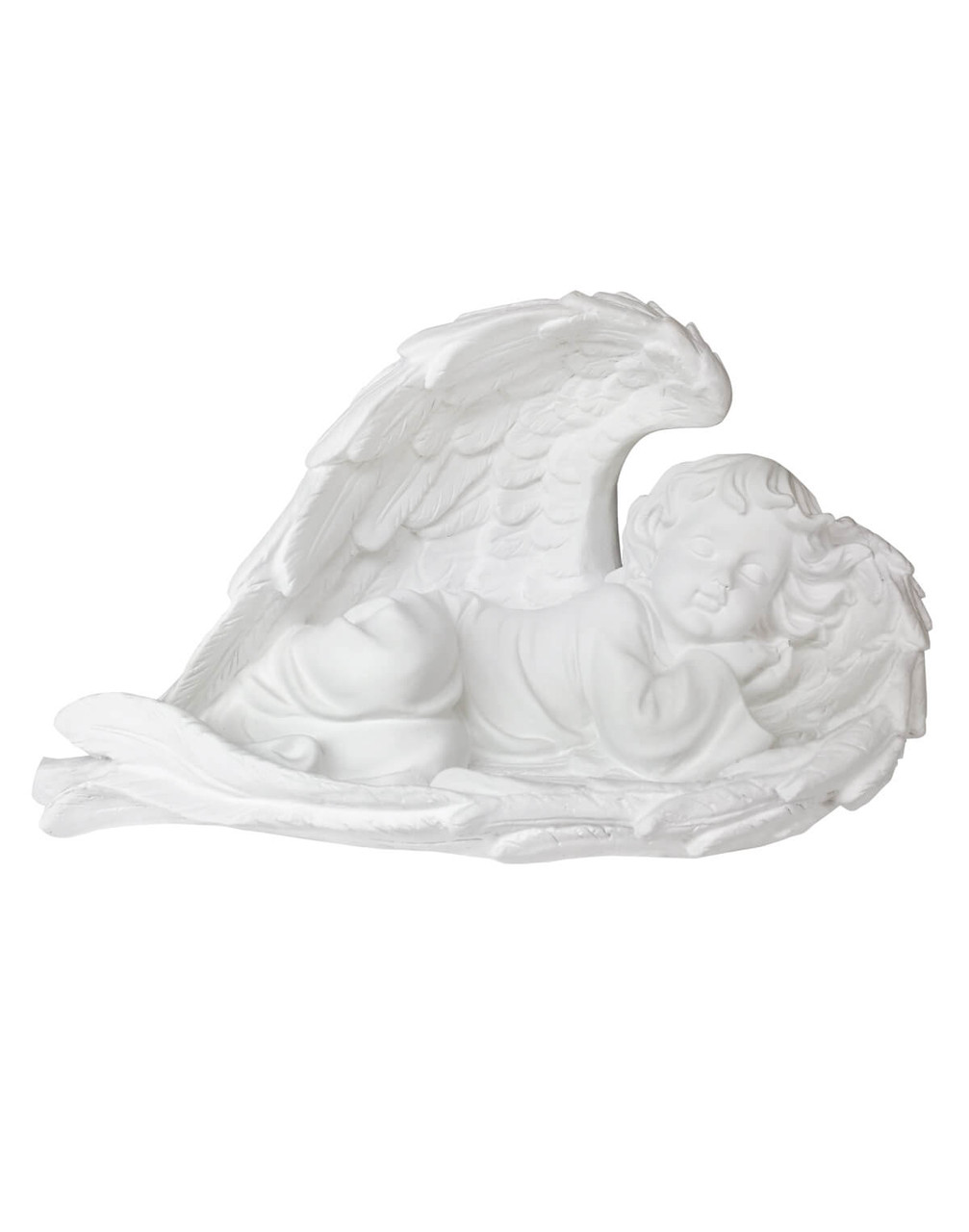 Фигура Спящий ангел в крыльях большой - фото 1 - id-p44426496