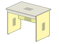 Стол с полкой 76S006 950*670*750 мм