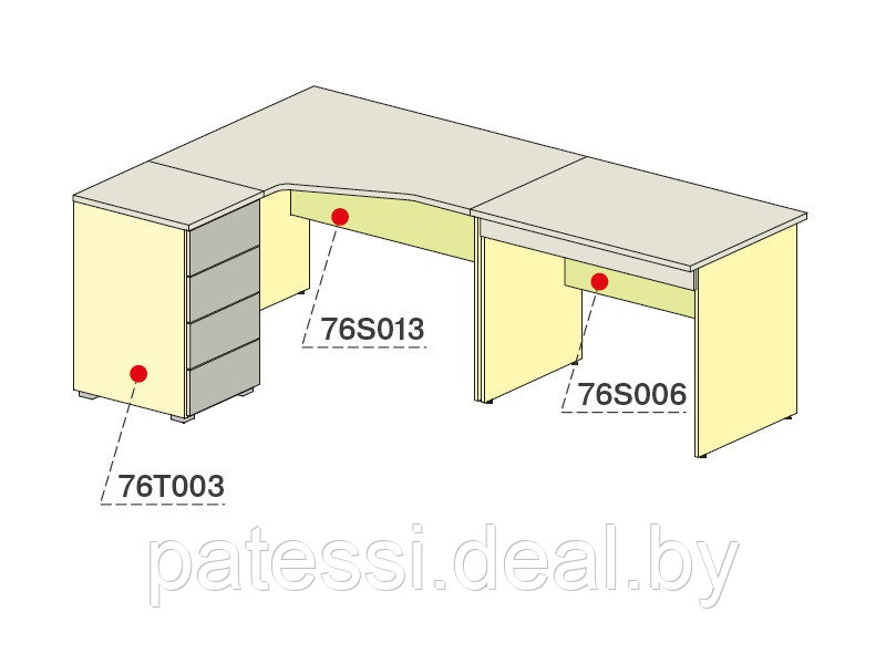 Стол комбинированный - фото 1 - id-p58520695