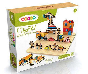 Игрушка Вуди 3D-ПАНОРАМА "СТРОЙКА"