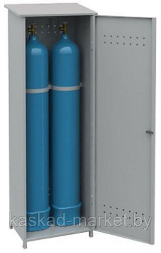 Шкаф для хранения баллонов с углекислотой и кислородом - фото 1 - id-p58470143
