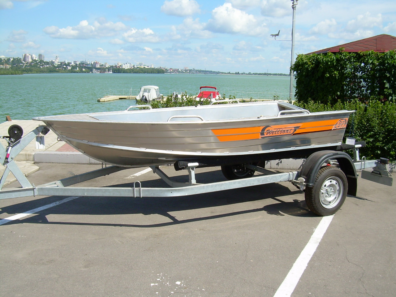 Алюминиевая лодка Wellboat-33
