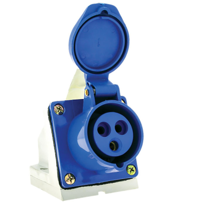 26011DEK Розетка переносная 214 3Р+РЕ 16А 380В IP44 РП-102 DEKraft  (MS), шт