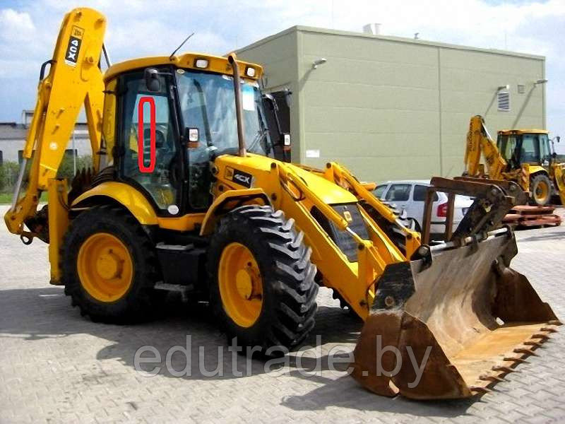 Зеркало в сборе JCB 3CX 121/59400R - фото 1 - id-p21771534