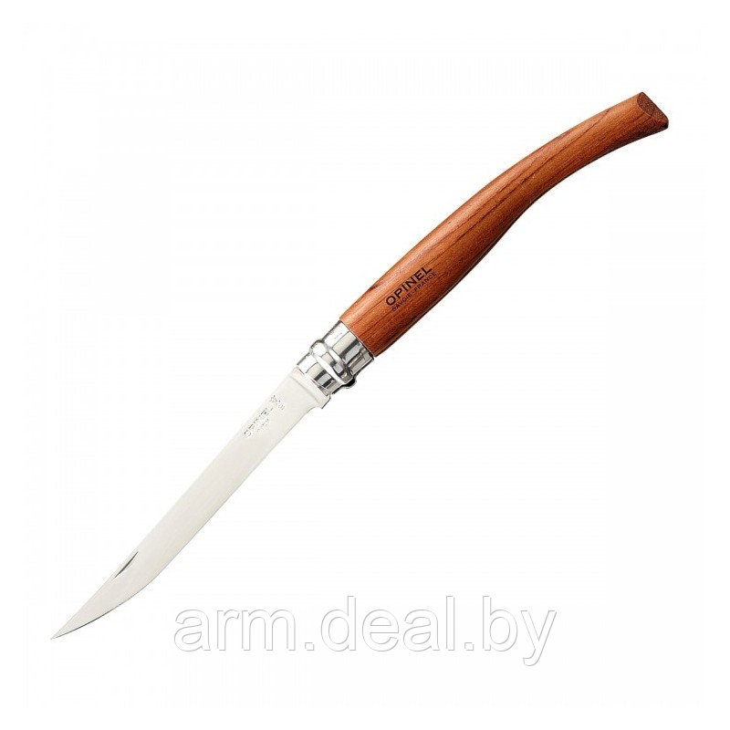 Нож филейный Opinel 12 VRI (дерево бубинга /нержавеющая сталь) - фото 1 - id-p58591380