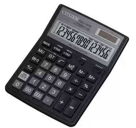 Калькулятор Citizen SDC 395 N