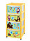 Комод детский Пластишка 4 ящика МАША И МЕДВЕДЬ на колесах желтый, фото 2