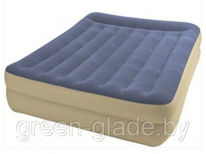 Надувная кровать Intex 67714 Pillow Rest Raised Bed 203*152*47 см - фото 4 - id-p2286811