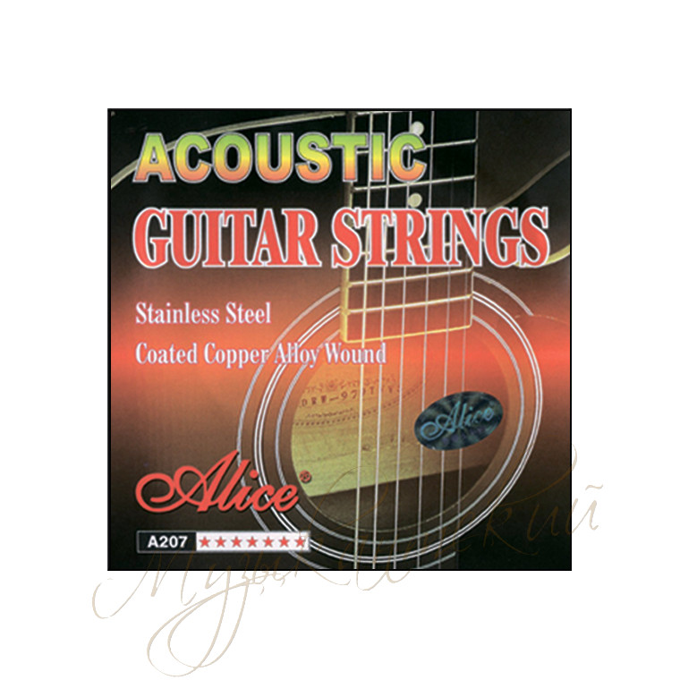 Струны для гитары акустической (комплект) Alice A207L