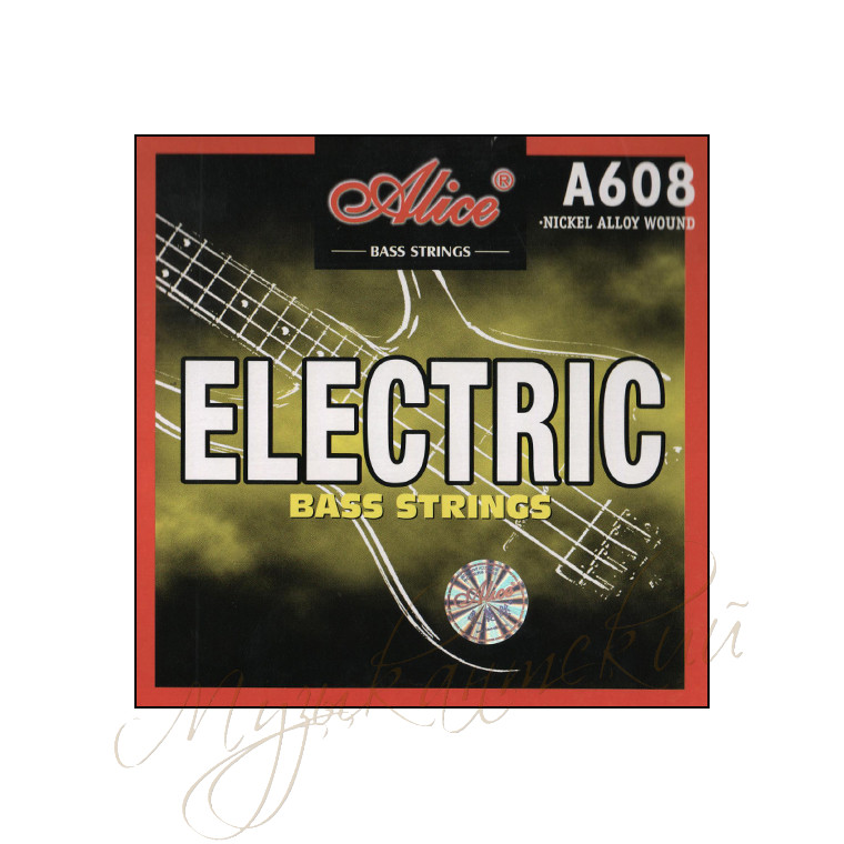 Струны для гитары электро бас (комплект) Alice A608(4)-M