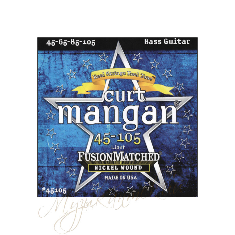 Струны для гитары электро бас (комплект) Curt Mangan 45105