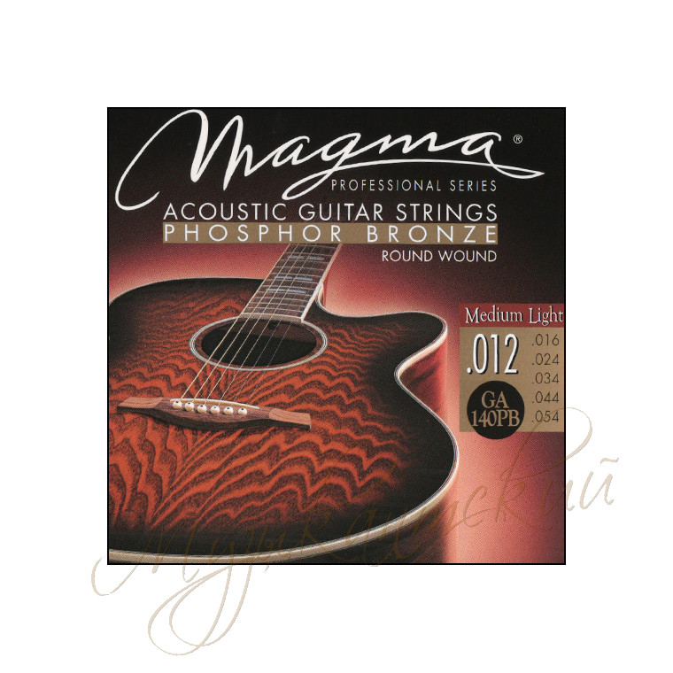Струны для гитары акустической (комплект) Magma GA140PB