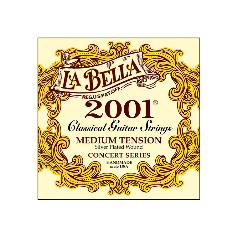 Струны для гитары классической (комплект) La Bella 2001MED