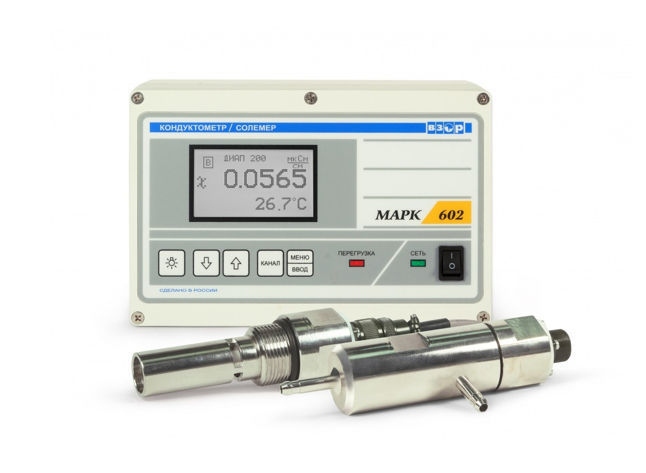 Промышленный кондуктометр-солемер МАРК-602МП