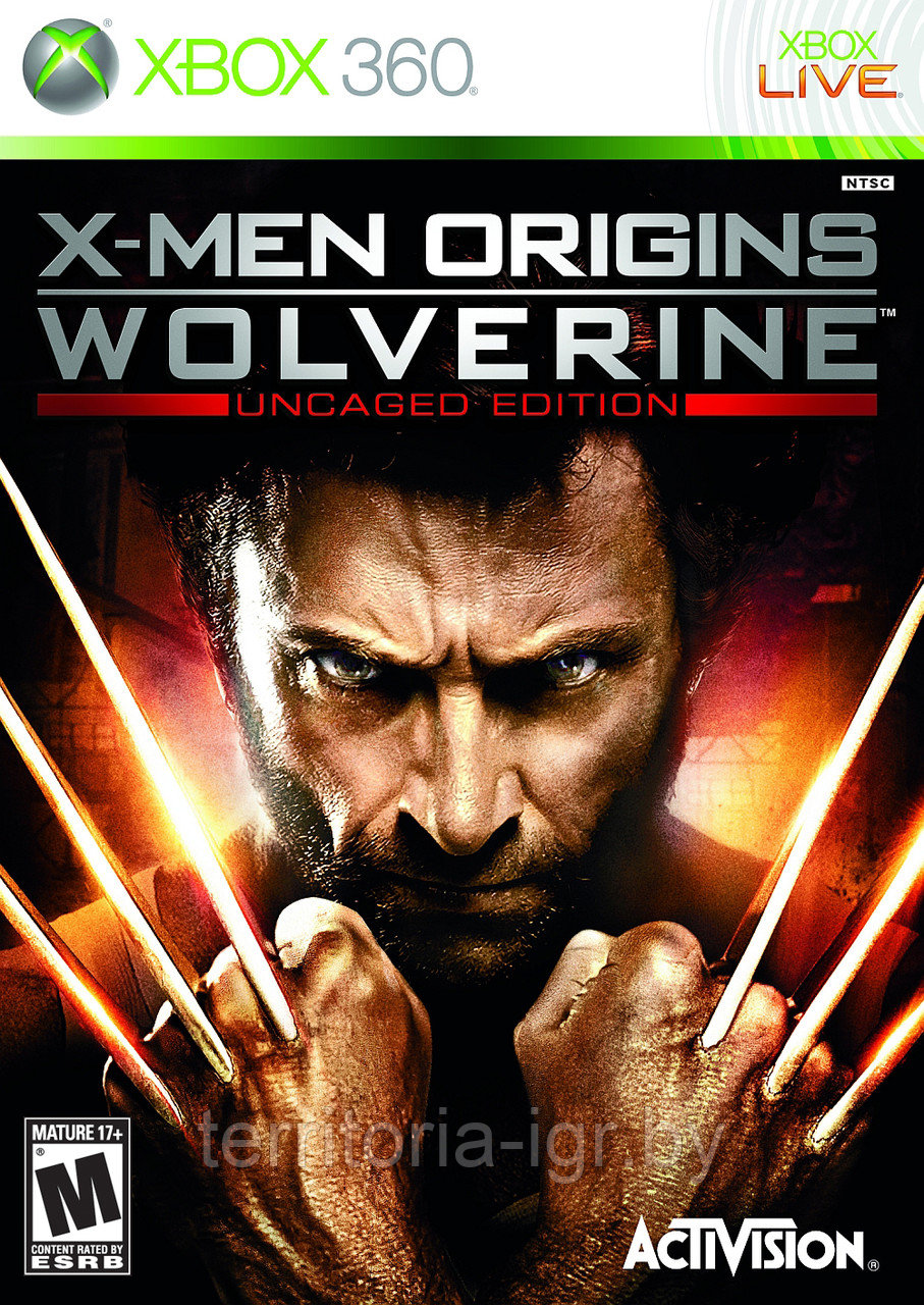 X-Men Origins: Wolverine Xbox 360 - фото 1 - id-p58634373