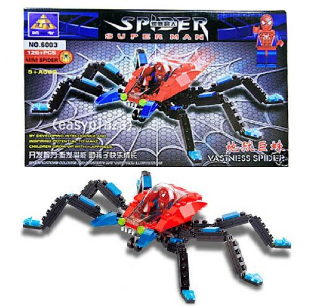 Конструктор Kazi 6003 Spider Super Man Человек-Паук 126 деталей - фото 2 - id-p58640811