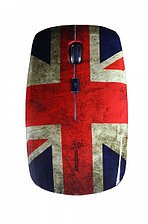 Беспроводная мышь SmartBuy SBM-327AG, 4 кнопки, 2000dpi, питание 2xAAA, британия