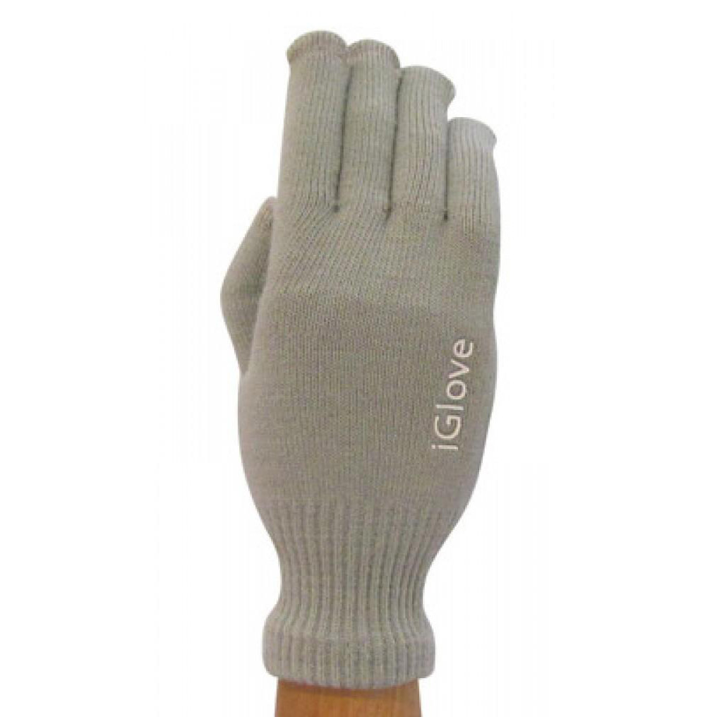 Перчатки iGloves для сенсорных экранов серые