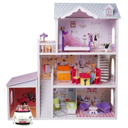  Кукольный домик Luxury house Delia doll house с гаражом 4108WG